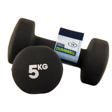 Fitness-Mad Neoprene Dumbbells 5kg