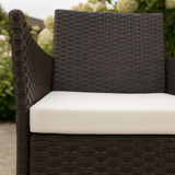 Fresco 3 Piece Rattan Coffee Set in Brown