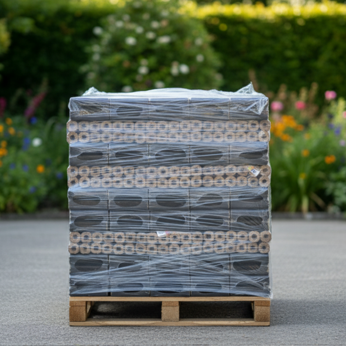 Lovely Logs Pini Kay Oak Hardwood Briquettes  -  96 Packs - 960kg