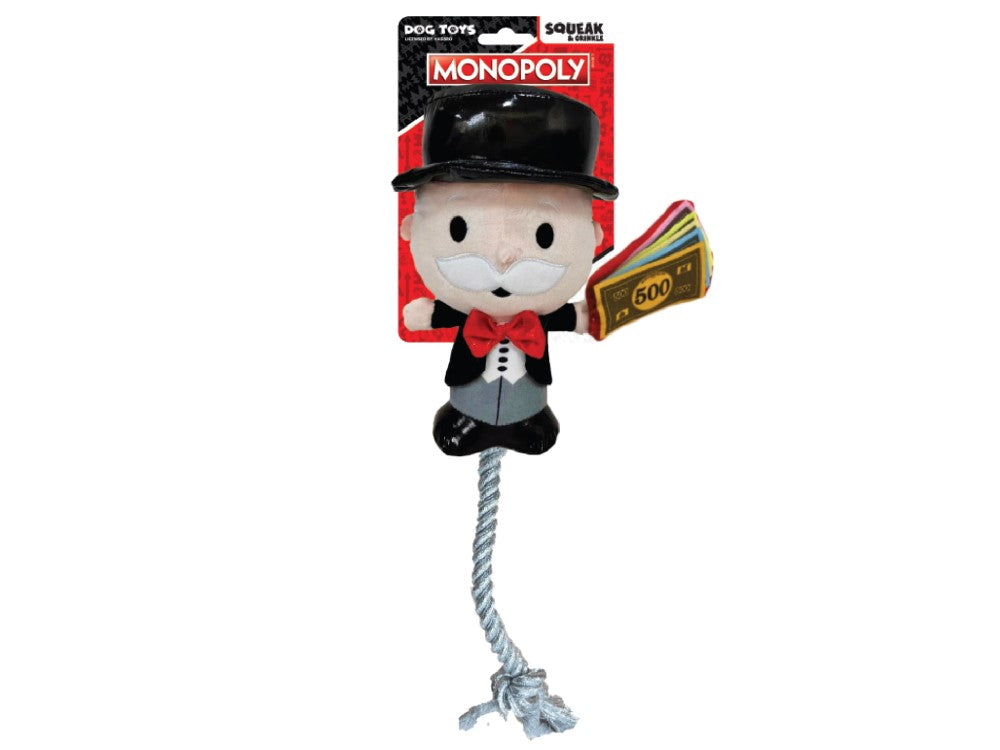 Hasbro Mr Monopoly Squeak and Crinkle 8"