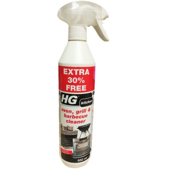 HG Oven Grill & BBQ Cleaner + 30% extra free 650ml