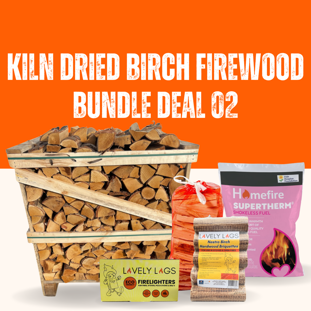 Kiln Dried Birch Firewood Bundle Deal 2