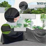 L Shaped Corner Patio Set Cover - Medium - 215cm X 85cm