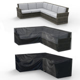 L Shaped Corner Patio Set Cover - Medium - 215cm X 85cm