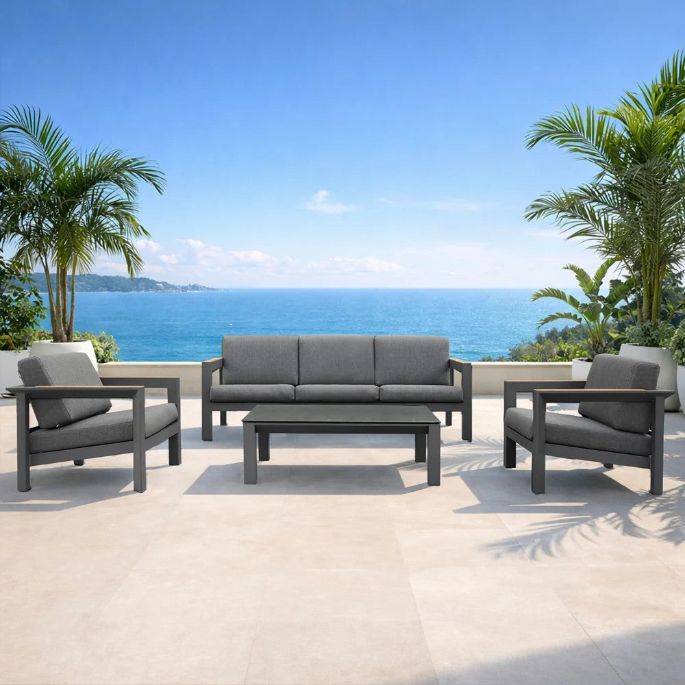 Mimo Arve 5 Seater Aluminium Outdoor Sofa Set