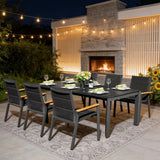 Mimo Arve 6 Seater Aluminium Outdoor Dining Set