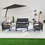 Mimo Arve 4 Seater Aluminium Outdoor Sofa Set