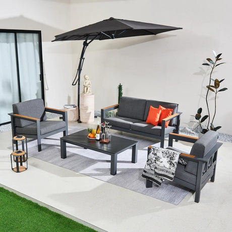 Arve 4 Seater Aluminium Outdoor Sofa Set