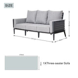 Mimo Aurel 7 Seater Aluminium Outdoor Sofa Set