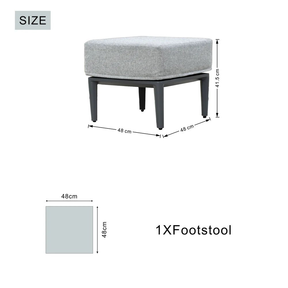 Mimo Aurel 7 Seater Aluminium Outdoor Sofa Set