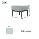 Mimo Aurel 7 Seater Aluminium Outdoor Sofa Set