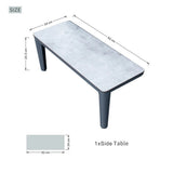 Mimo Aurel 9 Seater Aluminium Modular L Shaped Outdoor Corner Sofa Set