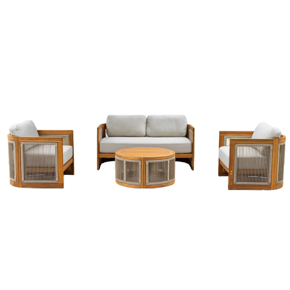 Mimo Caven 4 Seater Lounge Set With Armchairs