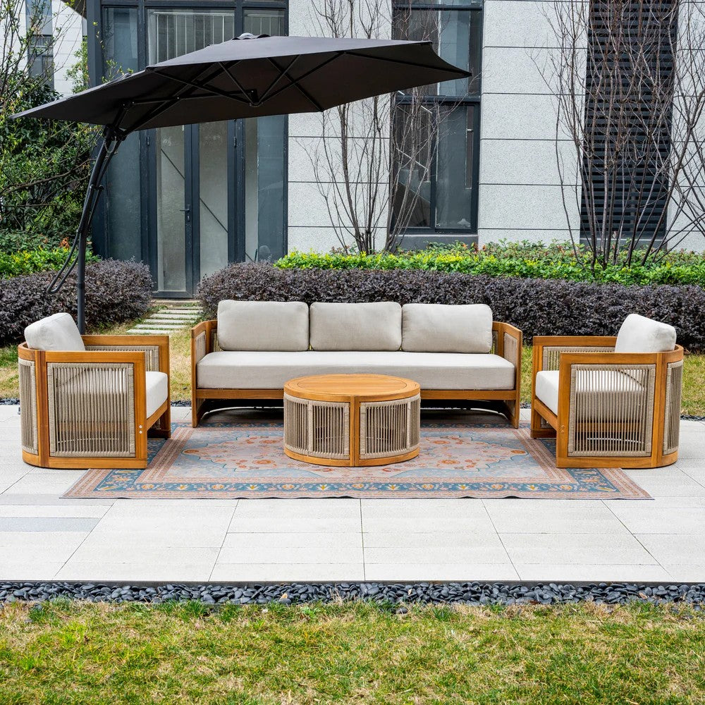 Mimo Caven 5 Seater Lounge Set With Armchairs