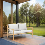 Mimo Solara 4 Seater Wood Outdoor Sofa Set 4 Piece