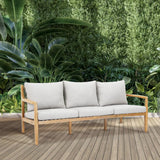 Mimo Solara 5 Seater Wood Outdoor Sofa Set 4 Piece
