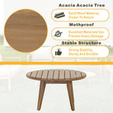 Mimo Solara Wood Outdoor Bistro Sofa Set 3 Pieces