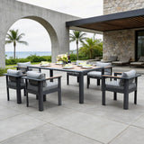 Mimo Talara 6 Seater Aluminium Outdoor dining Set