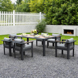 Mimo Talara 6 Seater Aluminium Outdoor dining Set