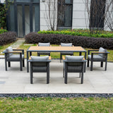 Mimo Talara 6 Seater Aluminium Outdoor dining Set