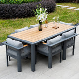 Mimo Talara 6 Seater Aluminium Outdoor dining Set