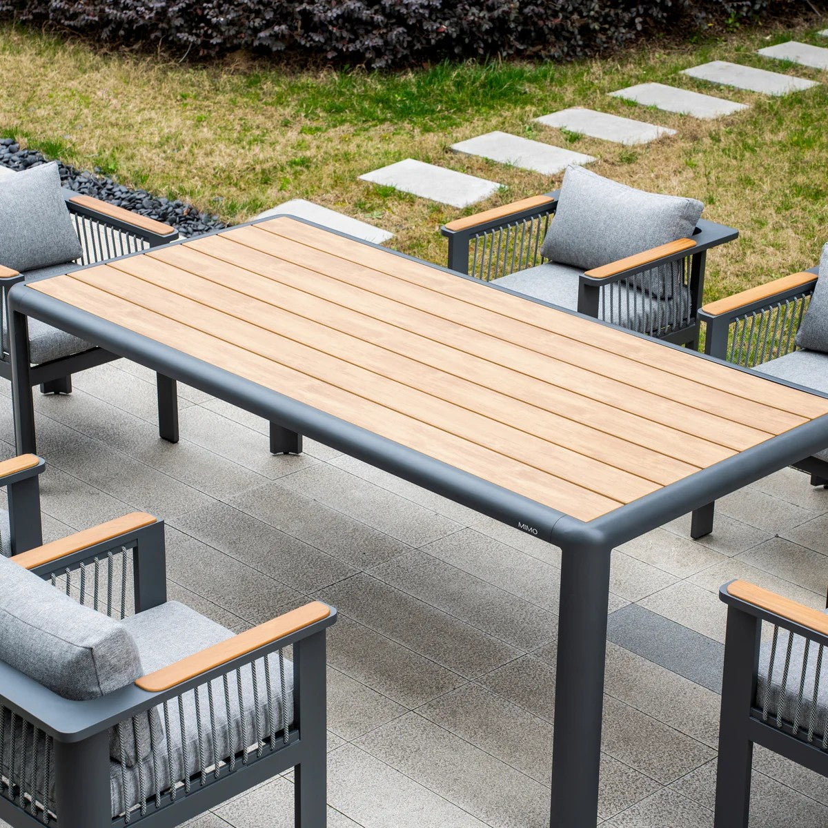 Mimo Talara 6 Seater Aluminium Outdoor dining Set