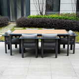 Mimo Talara 6 Seater Aluminium Outdoor dining Set