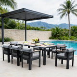 Mimo Talara 8 Seater Aluminium Outdoor dining Set
