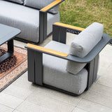 Mimo Varel 2 Seat Sofa Set With Talara Table