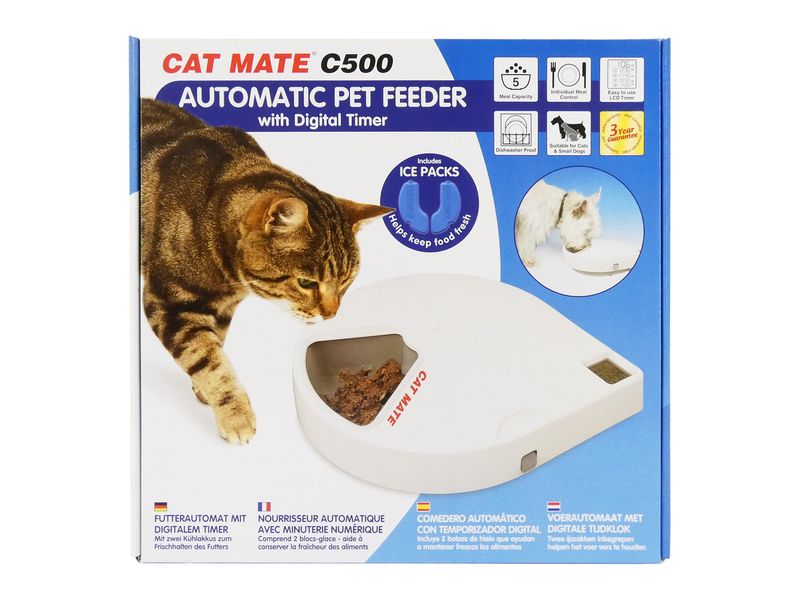C500 Automatic Five Meal Feeder