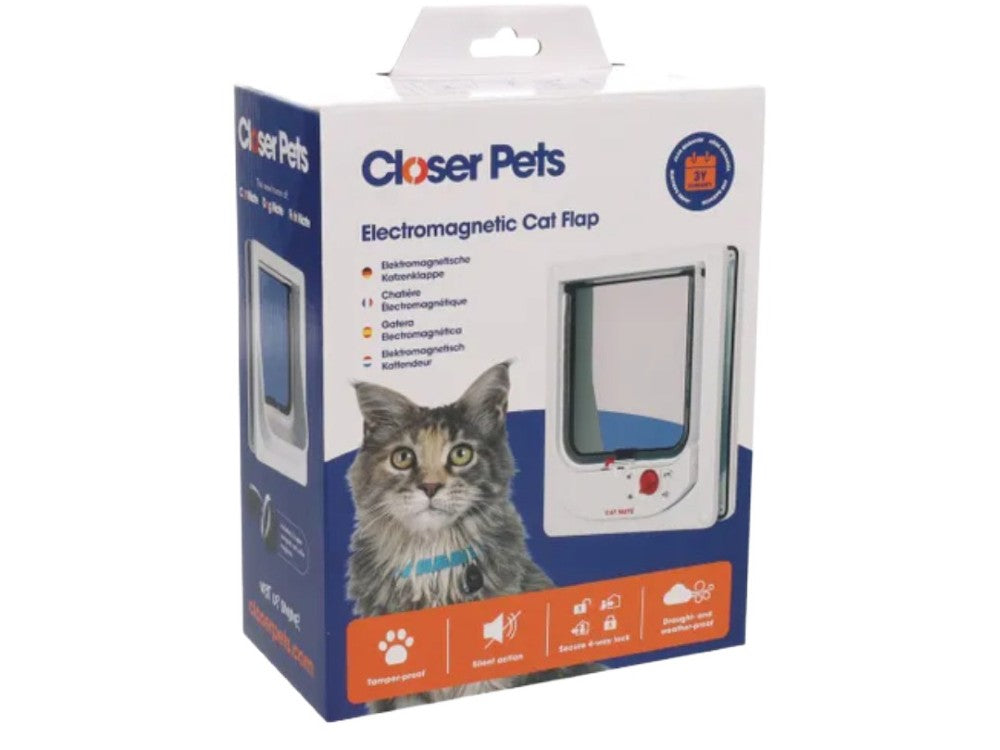 Petmate Electromagnetic Cat Flap White