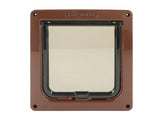 Petmate Lockable Cat Flap Brown