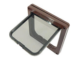 Petmate Lockable Cat Flap Brown