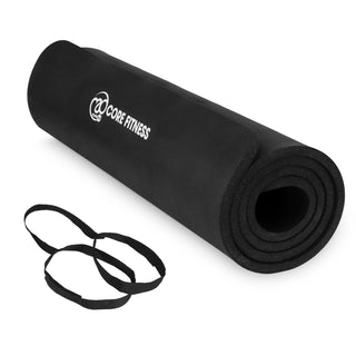 Pilates Mad Core Fitness Mat - 10mm Black