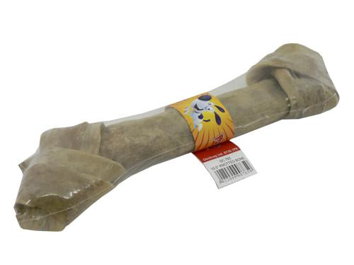 Plaque Buster Rawhide Knotted Bone 10" - 10.5"