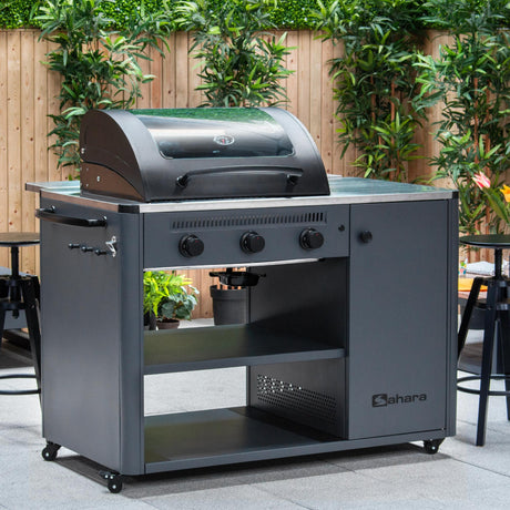 Sahara ARKE 3 Burner Gas BBQ