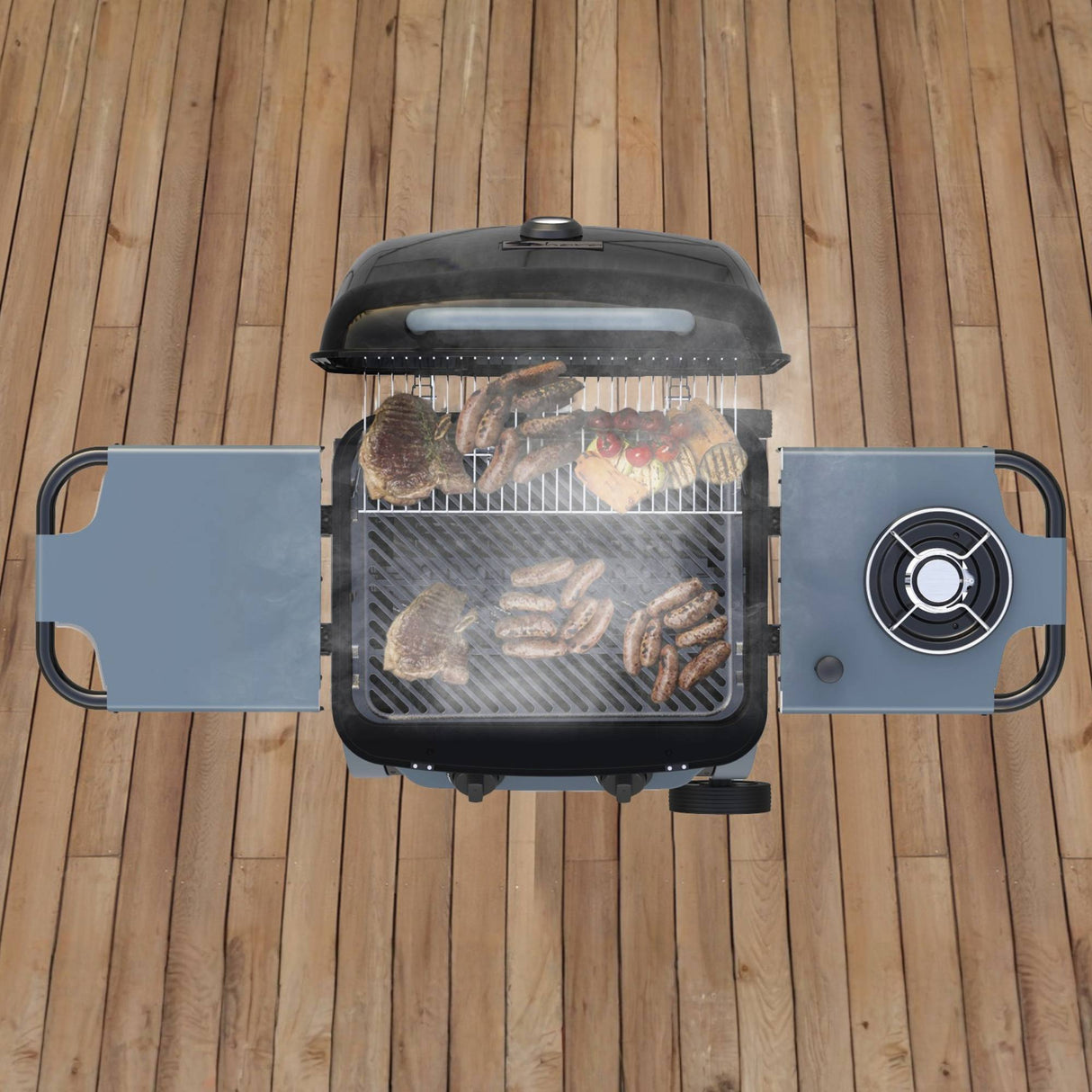 Sahara X150 2 burner bbq black