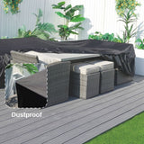Square Garden Furniture Cover - Large - 270cm X 270cm
