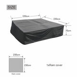 Square Garden Furniture Cover - Medium - 230cm X 230cm