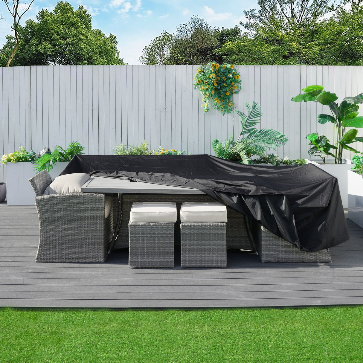 Square Garden Furniture Cover - Medium - 230cm X 230cm