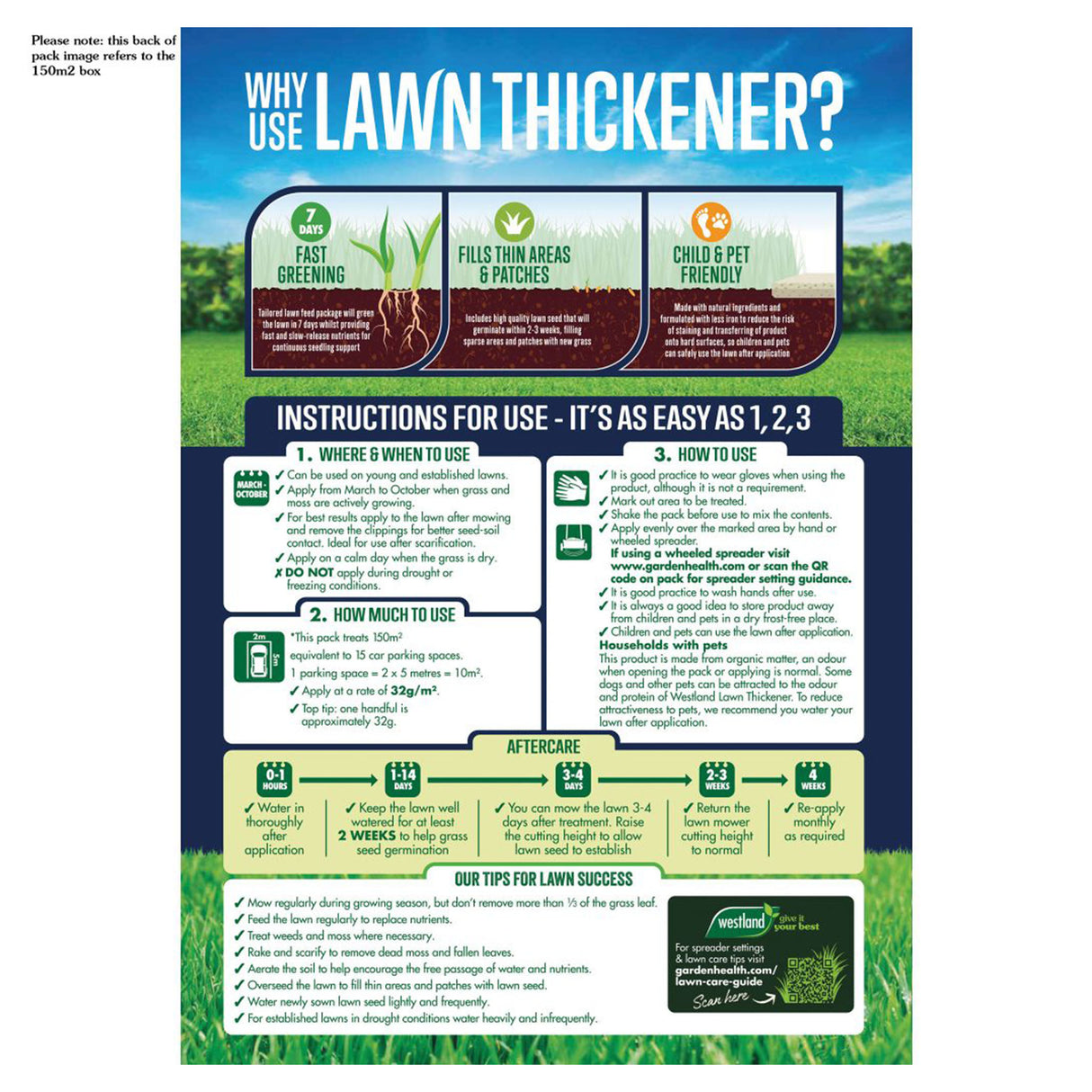 Westland Lawn Thickener 80m²