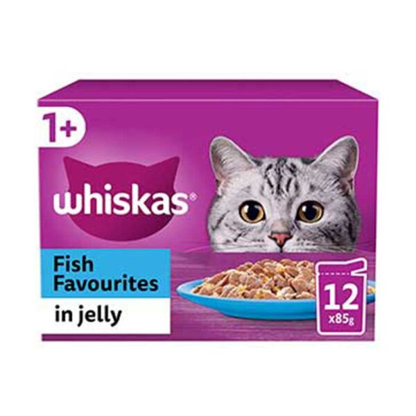 Whiskas Pouch Fish in Jelly 85g 12pk