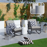 Outdoor Patio Side Table - White
