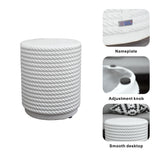 Outdoor Patio Side Table - White