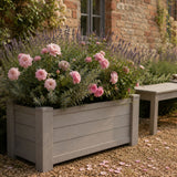 Winawood Large Rectangular Planter - Stone Grey