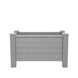 Winawood Large Rectangular Raised Planter - Stone Grey