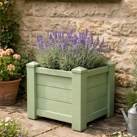 Winawood Square Planter - Duck Egg Green