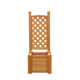 Winawood Square Planter with Trellis - New Teak