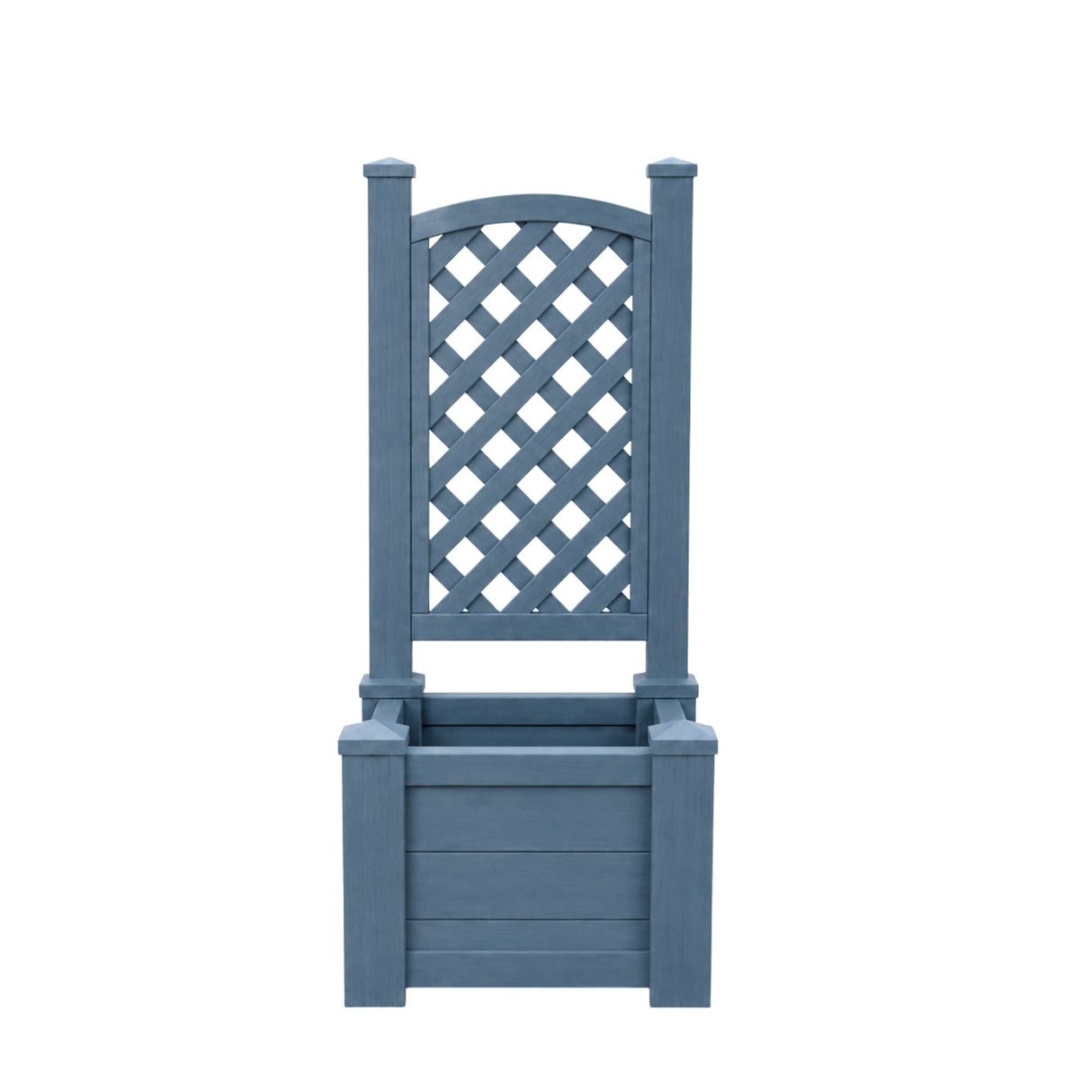 Winawood Square Planter with Trellis - Powder Blue
