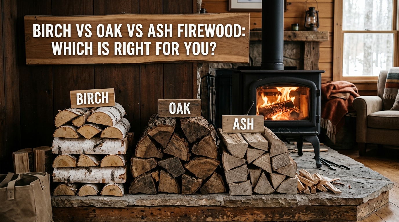 Birch vs Oak vs Ash Firewood: Which Is Right for You?